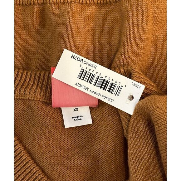 Amazon Essentials Happy Mickey Mouse Knit Sweater Size XS NEW - Picture 4 of 4